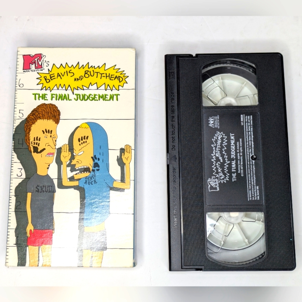 Vtg 1995 Beavis and Butt-Head The Final Judgement VHS Tape